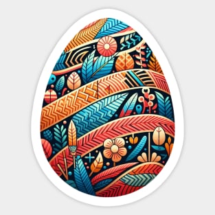 Easter festival egg Sticker